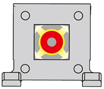 single cylinder direct clamping